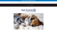 Desktop Screenshot of petpointe.ca